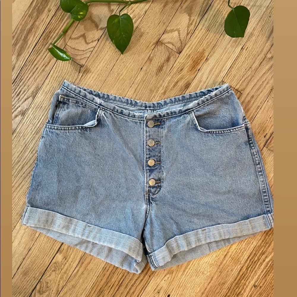 Vintage Button Fly Jean shorts